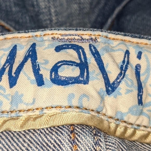 Mavi Olivia Embroidered Straight Leg Jeans Sz 30 - Picture 10 of 13